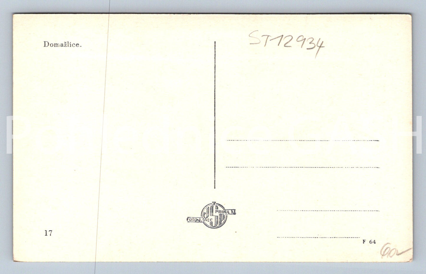 Pohlednice DOMAŽLICE (ST12934)