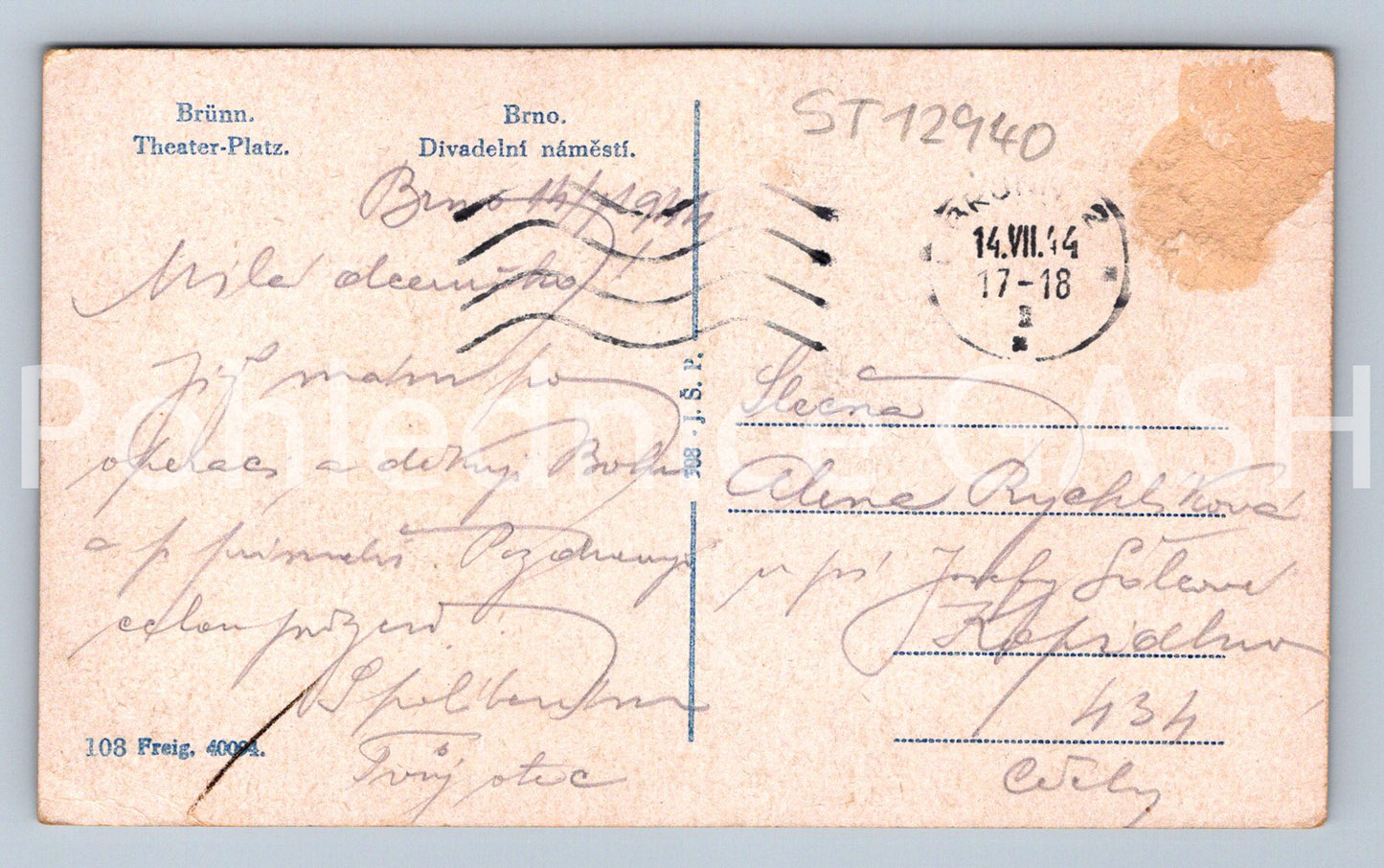 Pohlednice BRNO (ST12940)