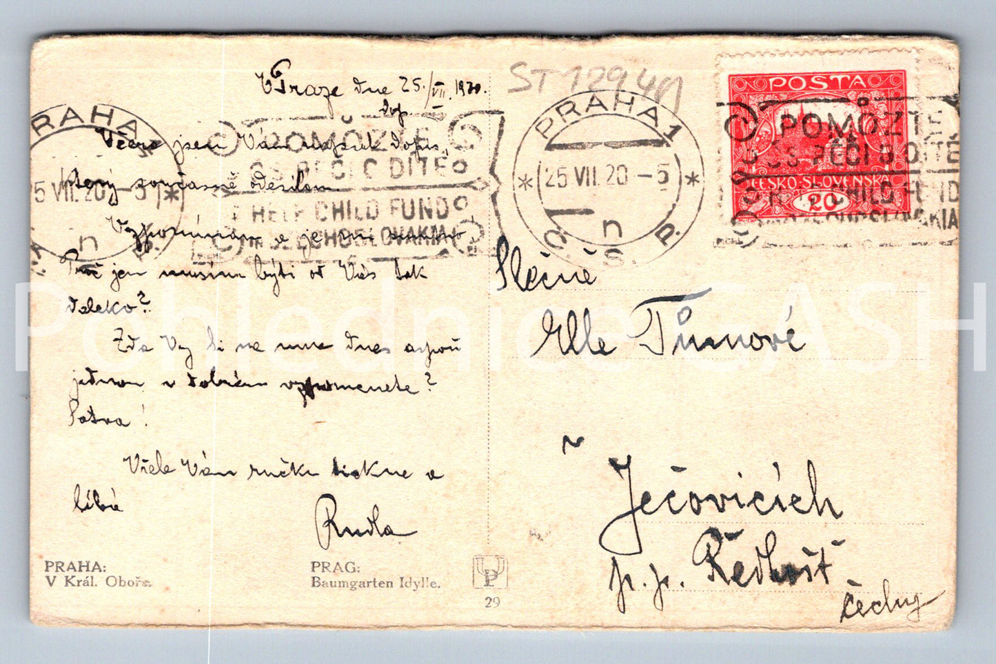 Pohlednice PRAHA (ST12941)