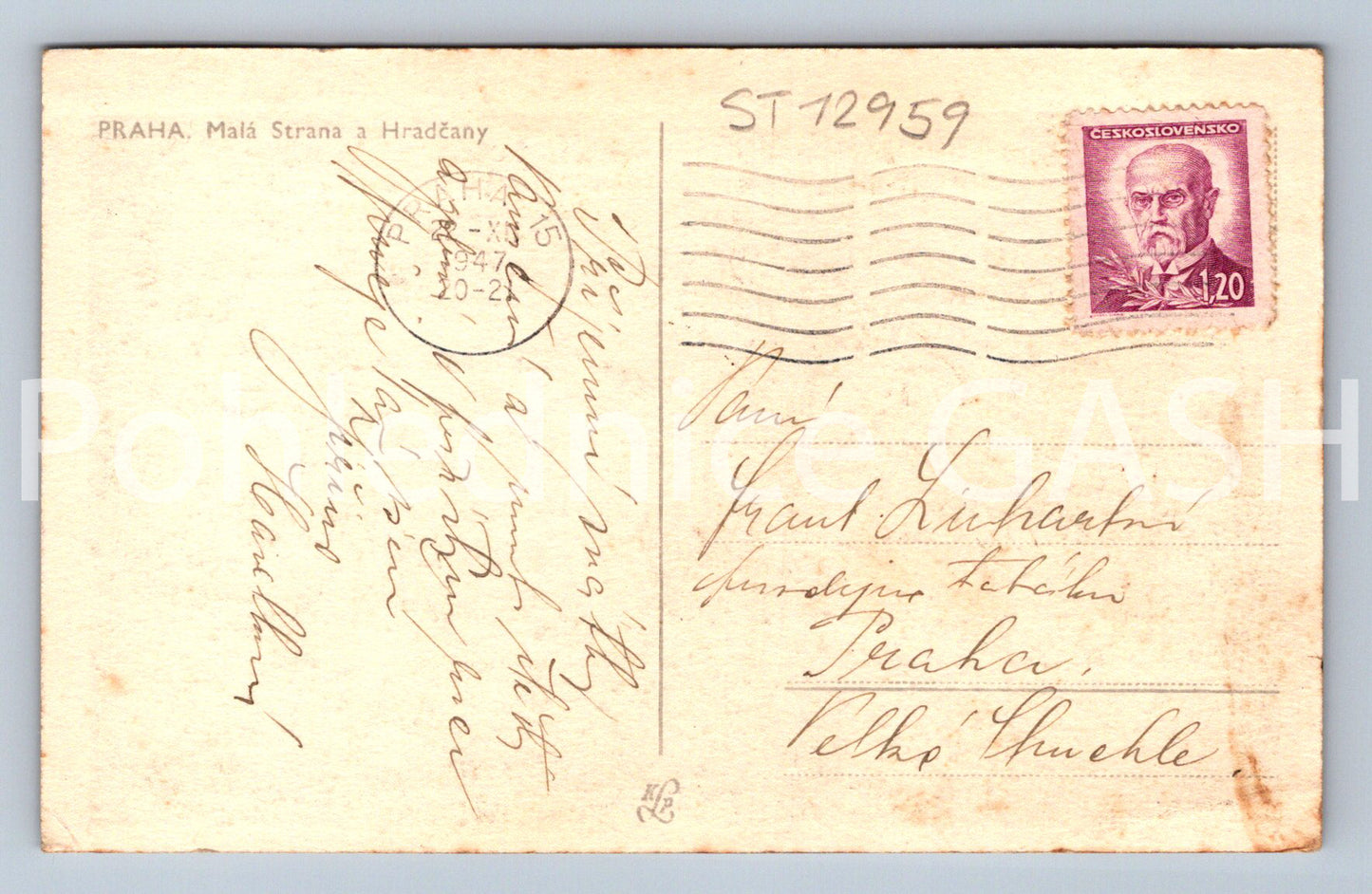 Postcard PRAGUE (ST12959)