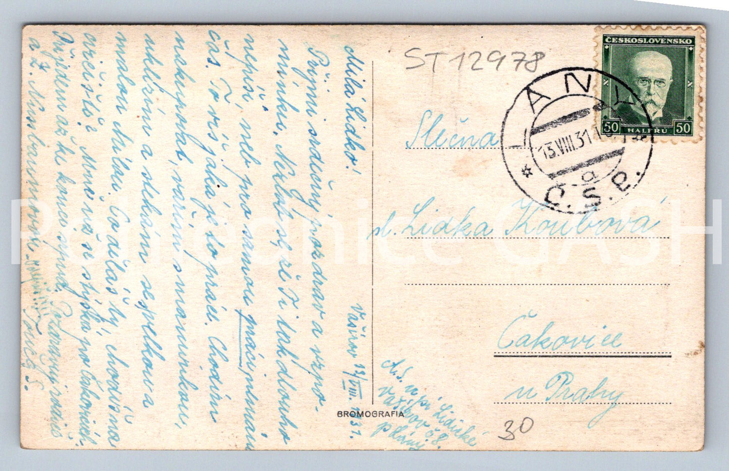 Pohlednice LÁNY - KOLÁŽ (ST12978)