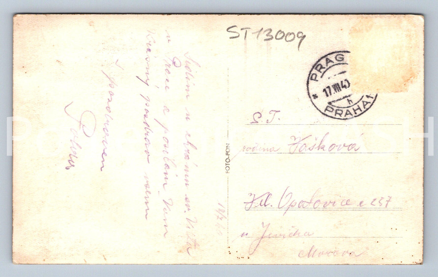 Postcard PRAGUE (ST13009)