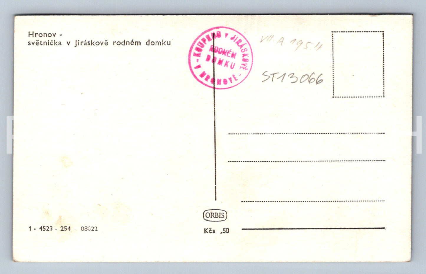 Postcard HRONOV (ST13066)