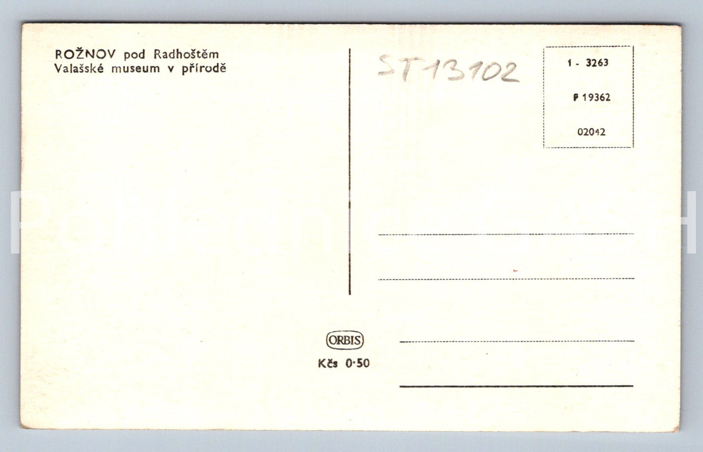 Pohlednice ROŽNOV POD RADHOŠTĚM (ST13102)
