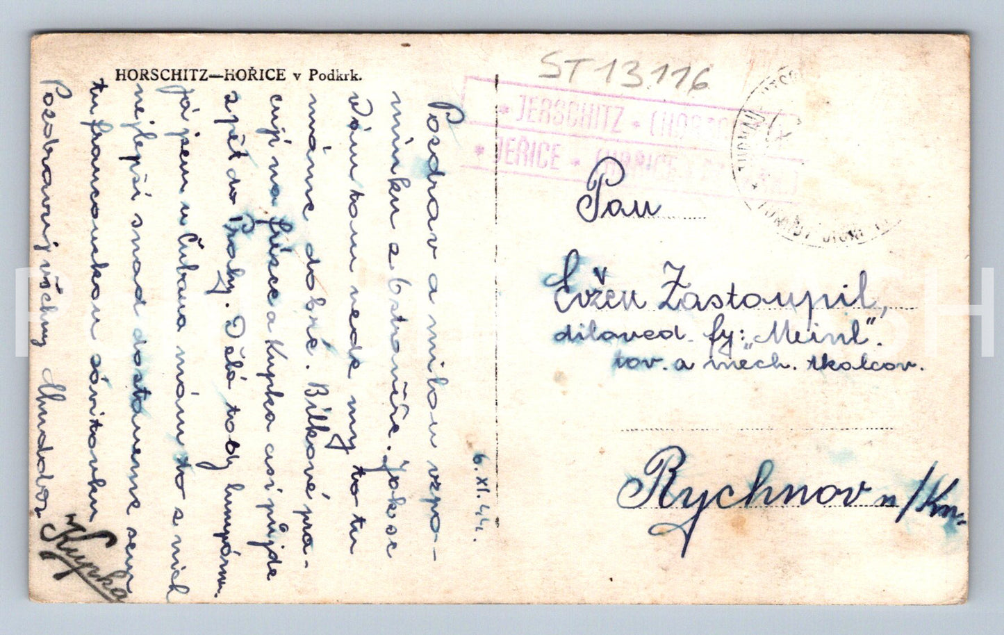 Pohlednice HOŘICE (ST13116)