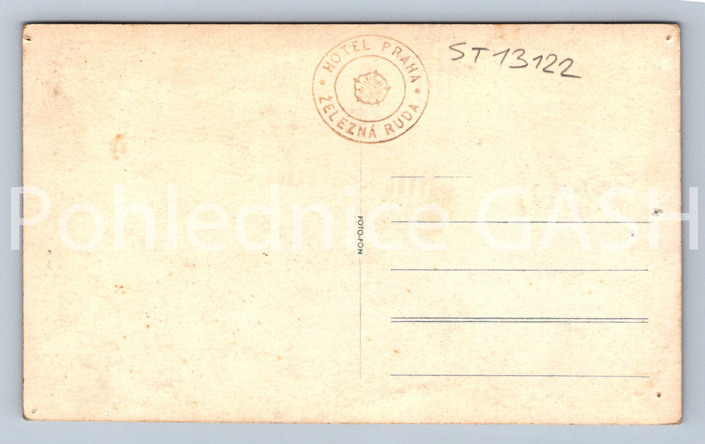 Pohlednice ŠUMAVA (ST13122)