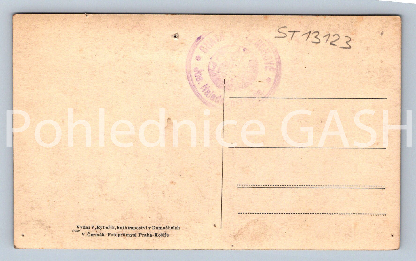 Pohlednice ČERCHOV (ST13123)