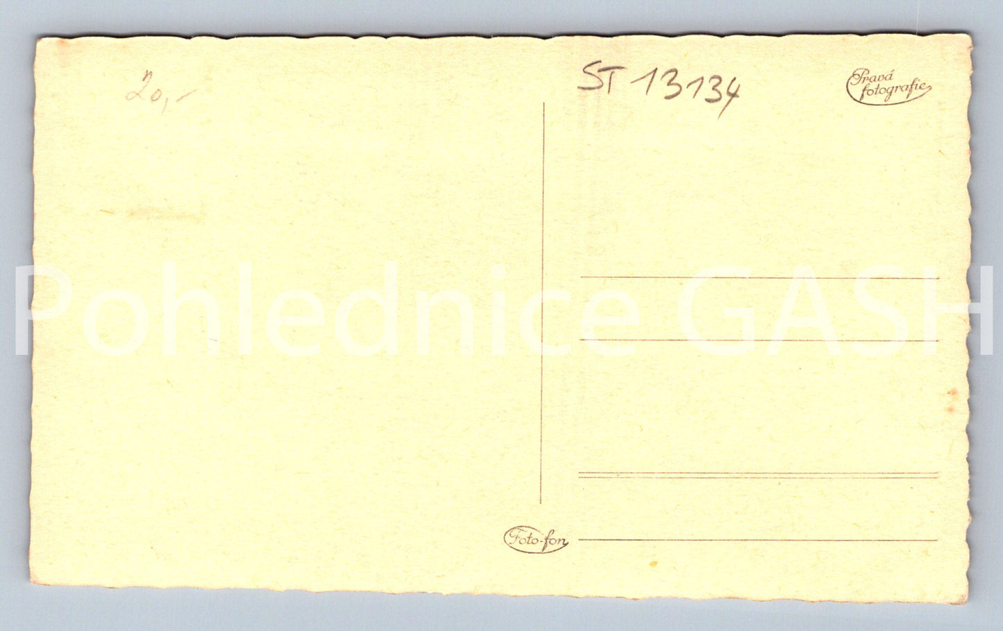 Postcard TÁBOR (ST13134)