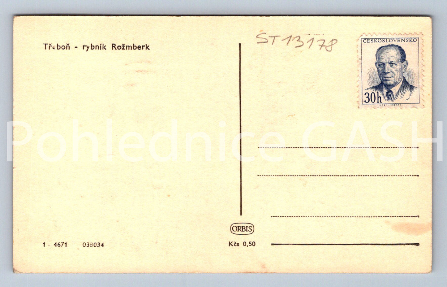 Pohlednice TŘEBOŇ (ST13178)