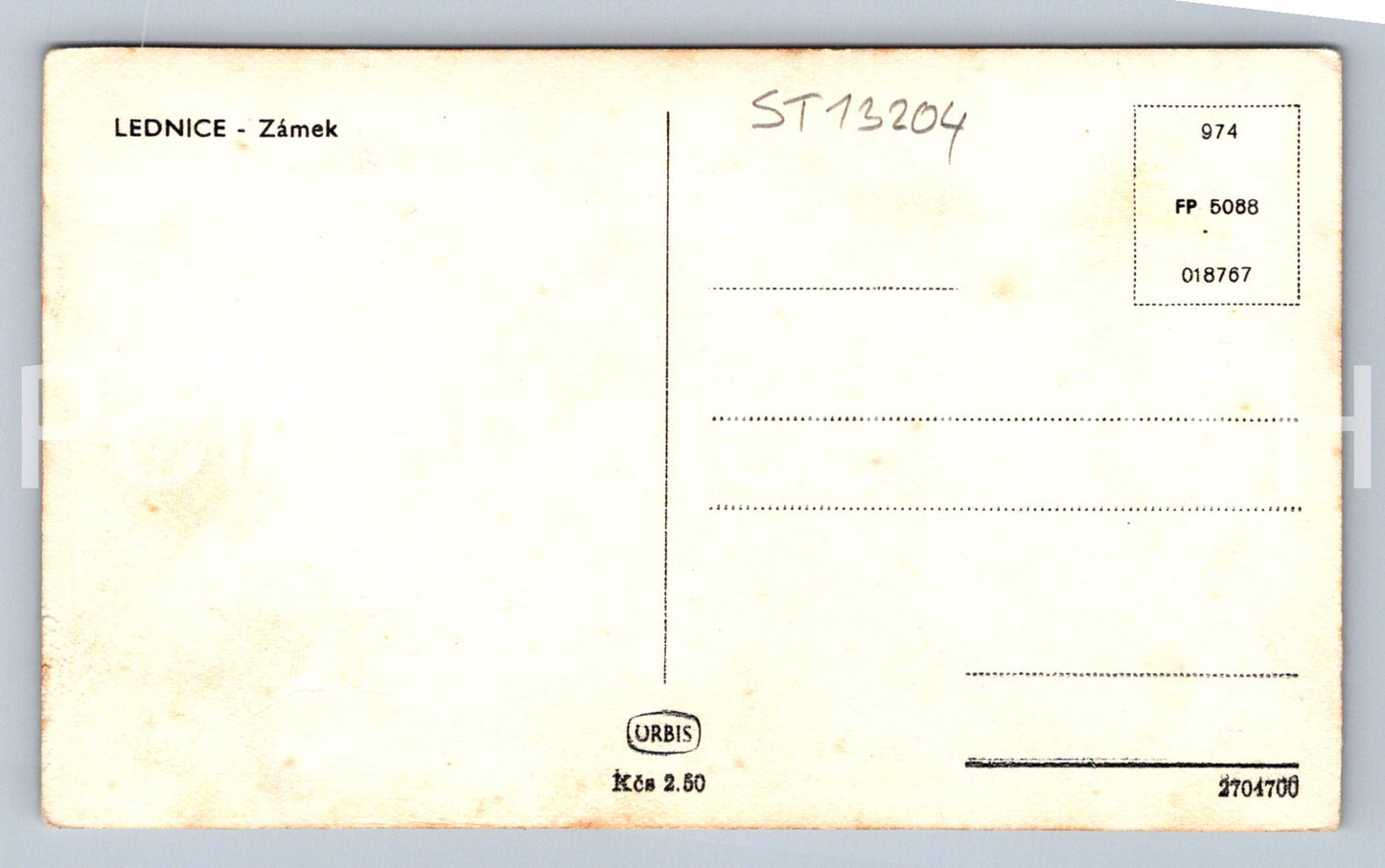 Pohlednice LEDNICE (ST13204)