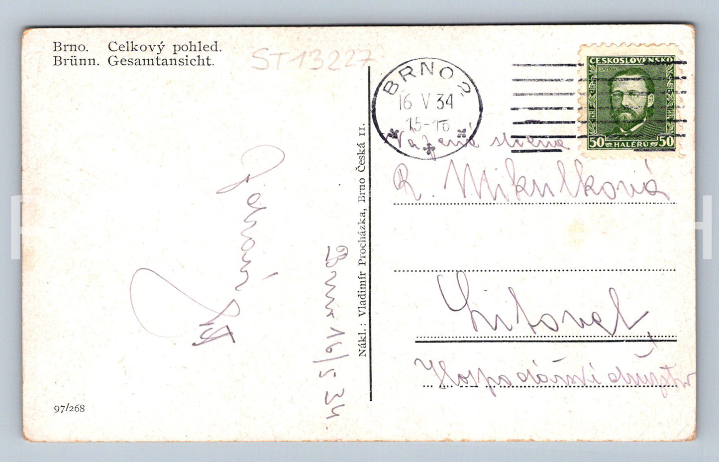 Pohlednice BRNO (ST13227)