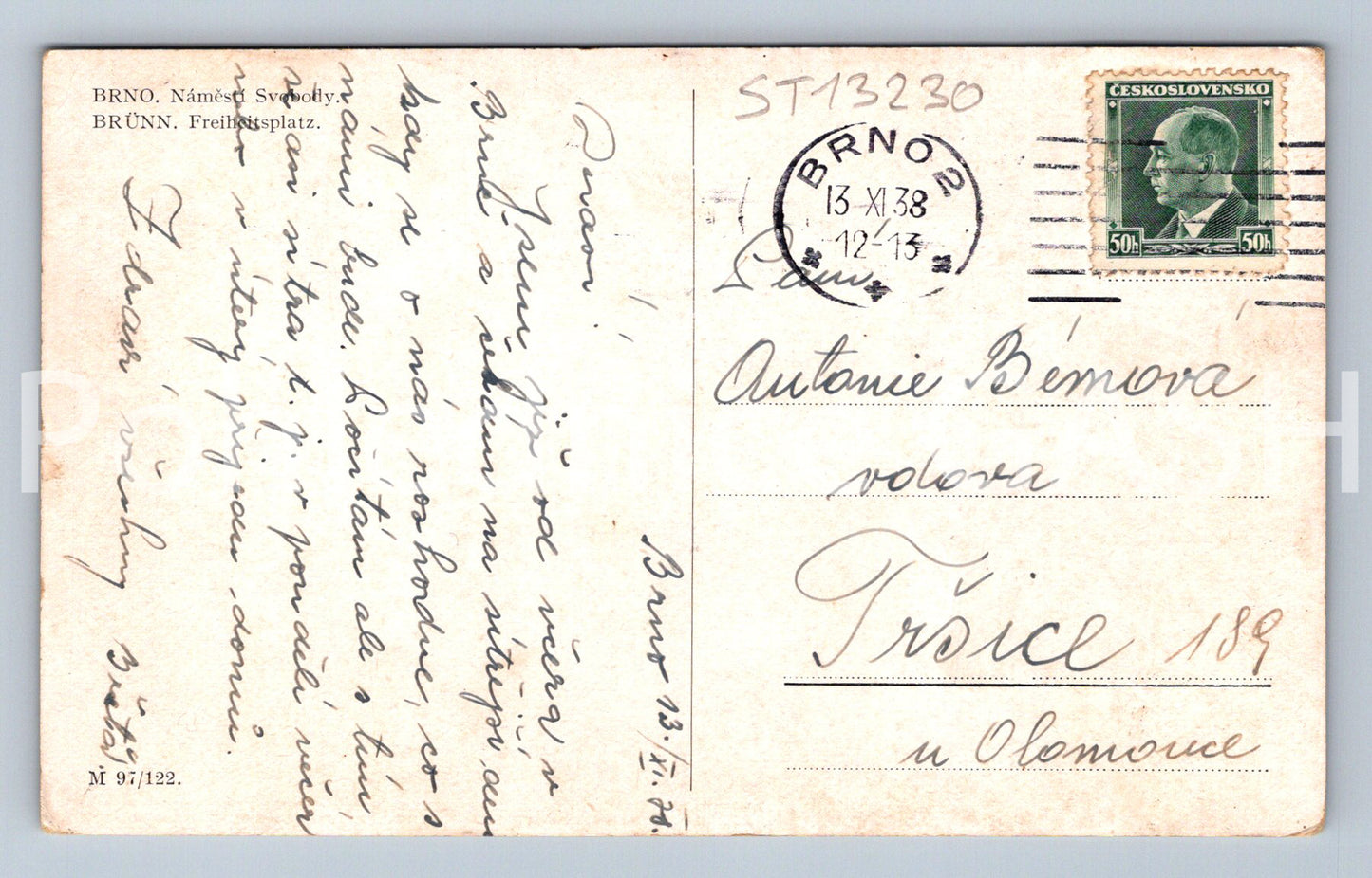 Pohlednice BRNO (ST13230)