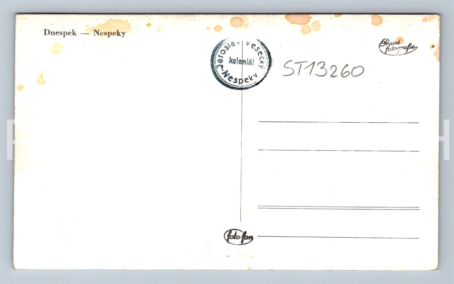 Pohlednice DNESPEK - NESPEKY (ST13260)