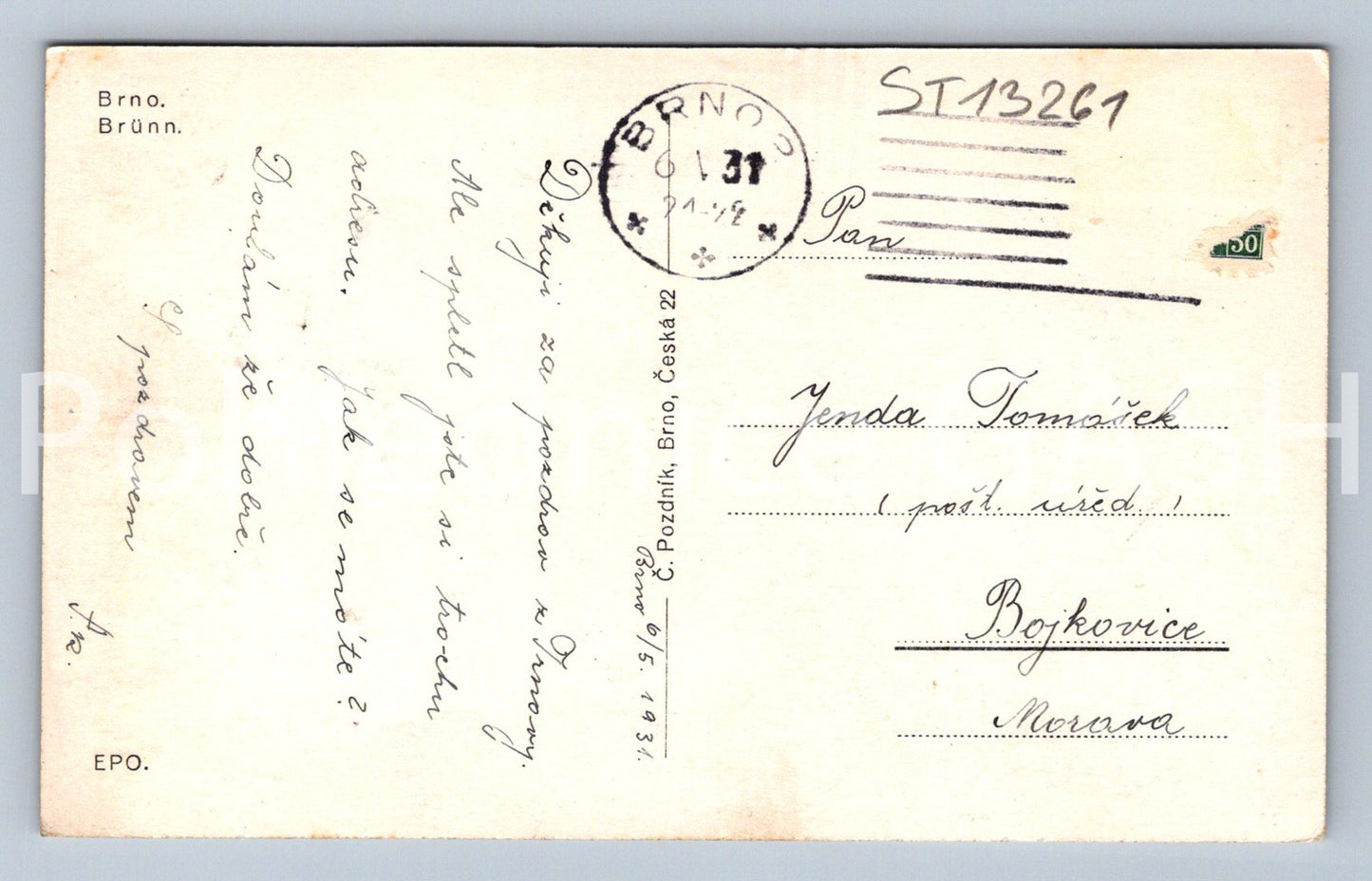 Pohlednice BRNO (ST13261)