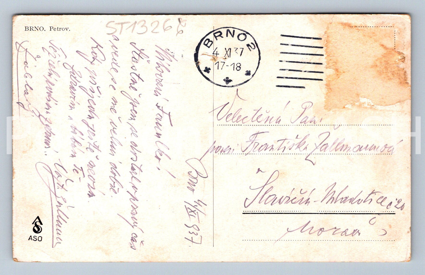 Postcard BRNO (ST13266)