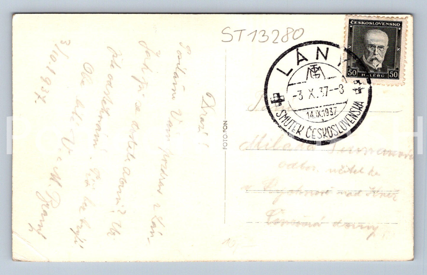 Pohlednice HROB PRESIDENTA OSVOBODITELE T.G. MASARYKA LÁNY (ST13280)