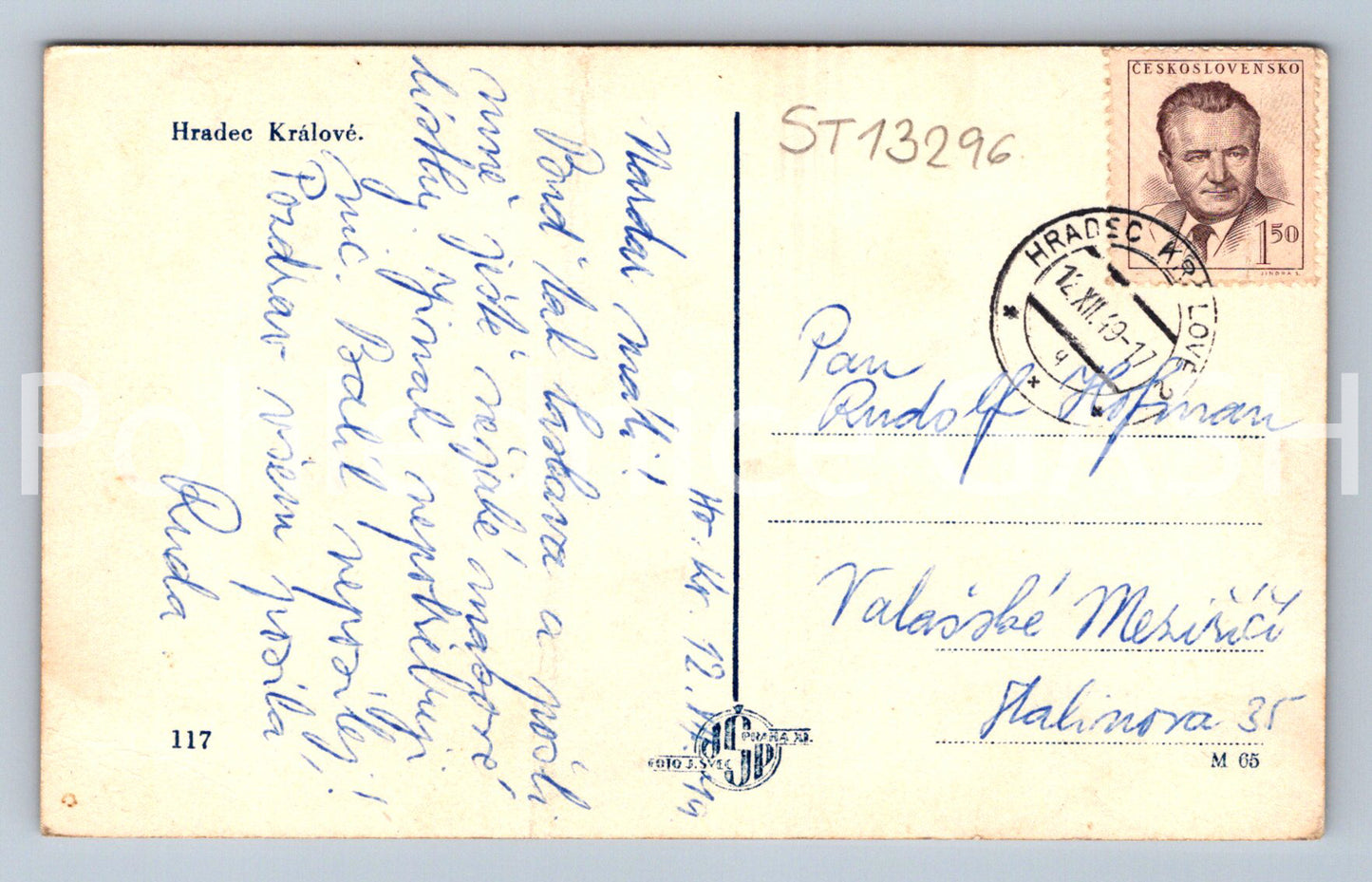Pohlednice HRADEC KRÁLOVÉ (ST13296)