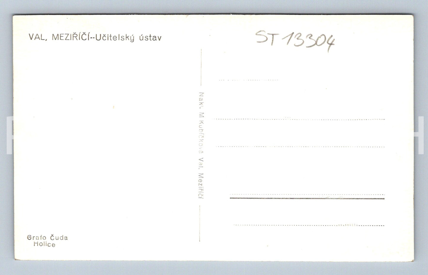 Pohlednice VALAŠSKÉ MEZIŘÍČÍ (ST13304)