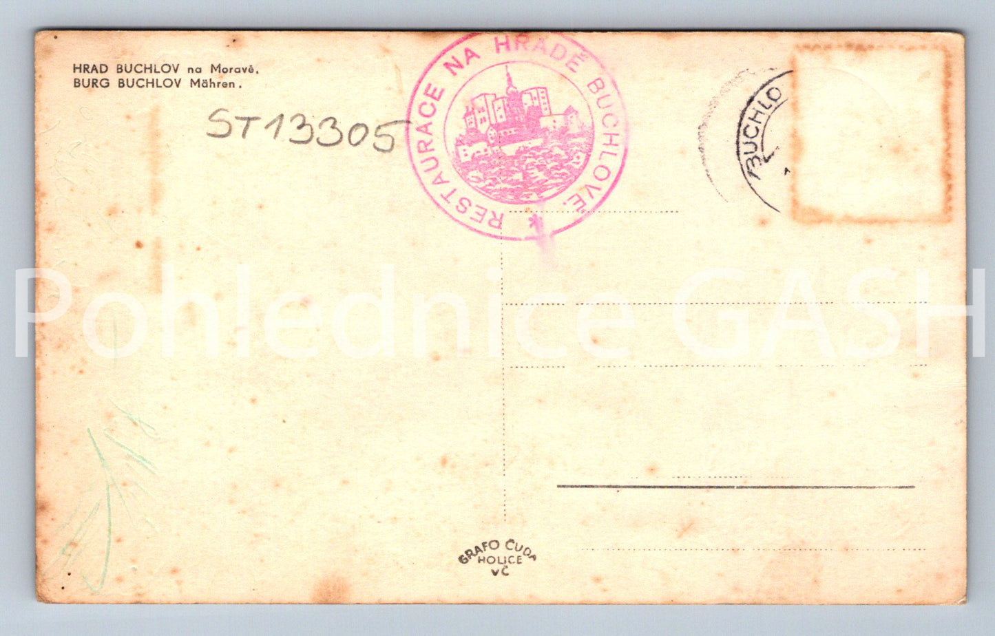 Pohlednice HRAD BUCHLOV (ST13305)