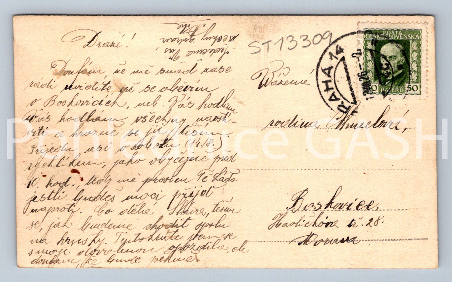 Pohlednice PRAHA (ST13309)