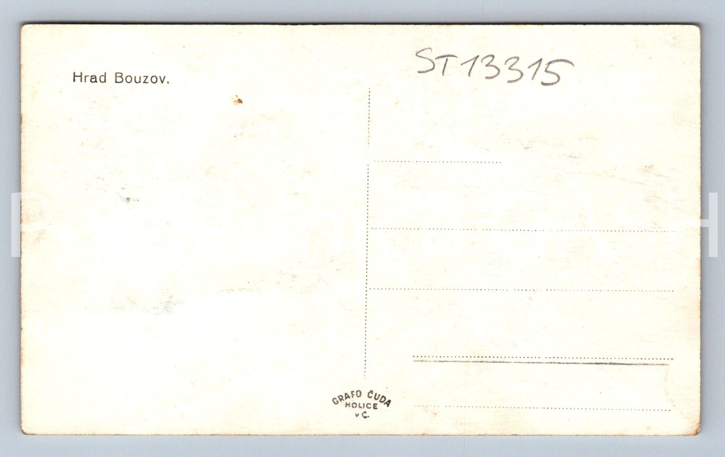 Pohlednice HRAD BOUZOV (ST13315)