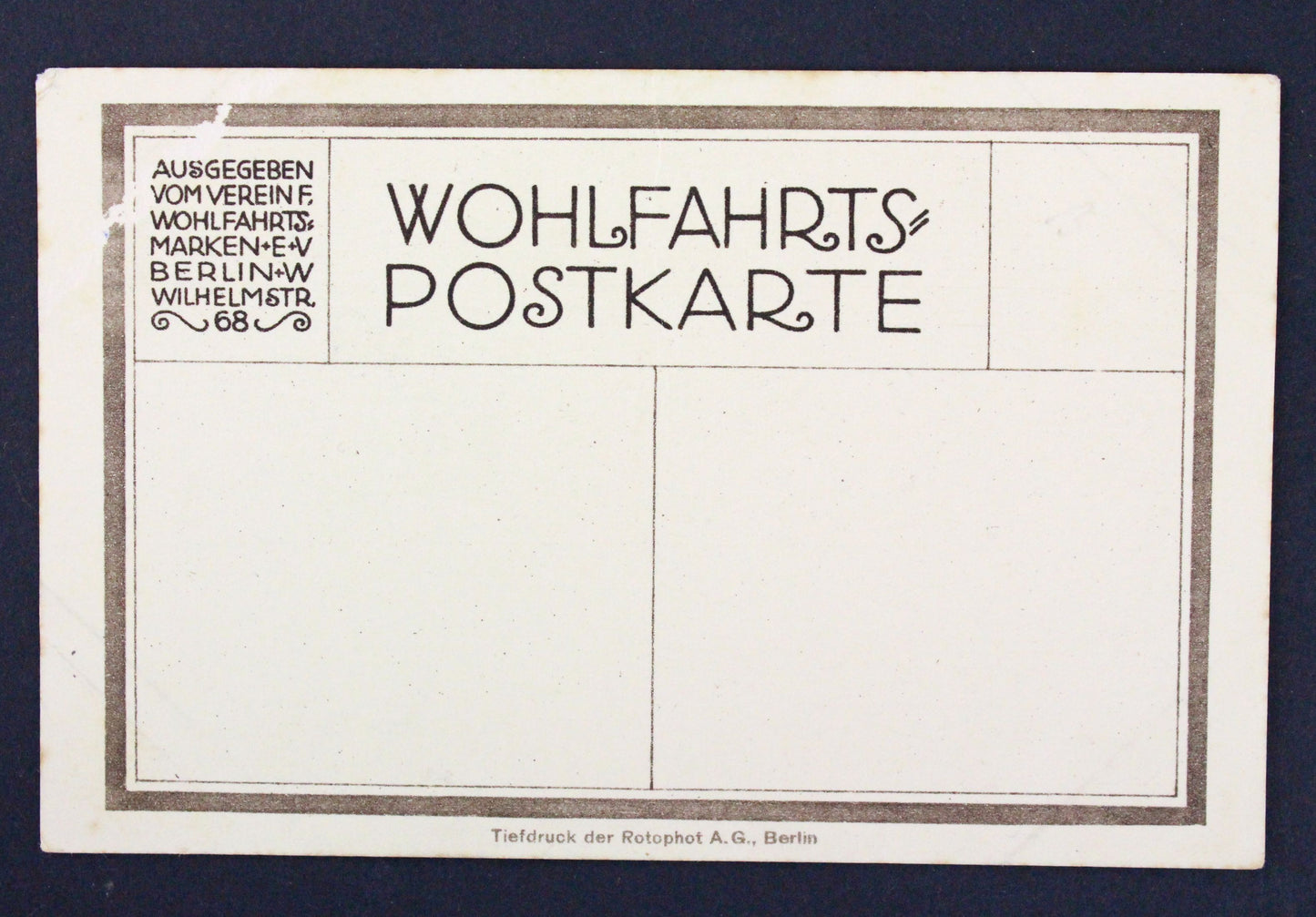 Pohlednice grossadmiral von TIRPTZ WOHLFAHRTS POSTKARTE