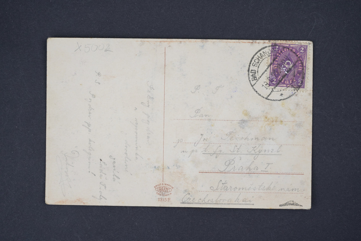 Postcard Schadau ad Elbe