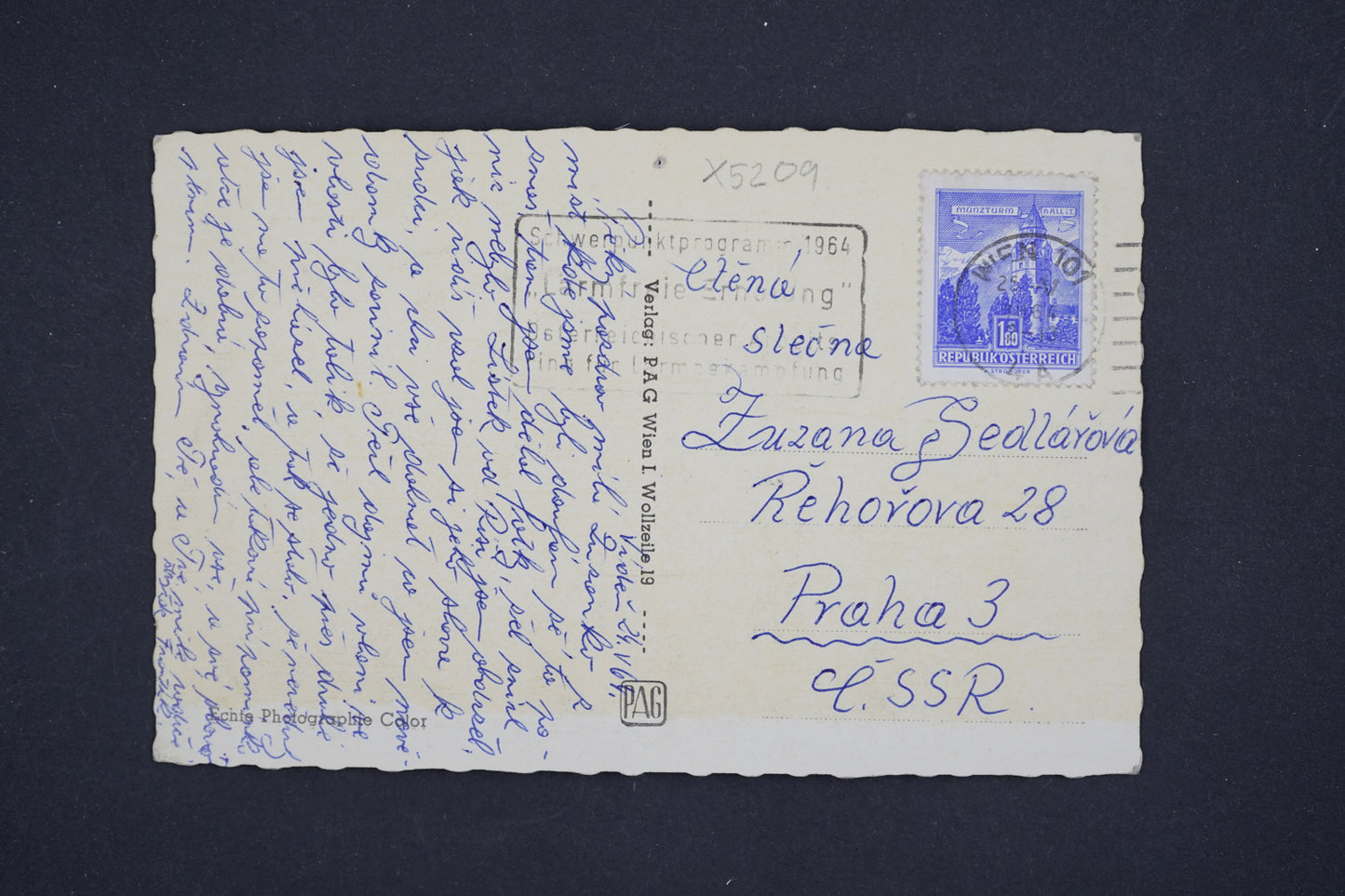 Pohlednice Vídeň WIEN Rakousko