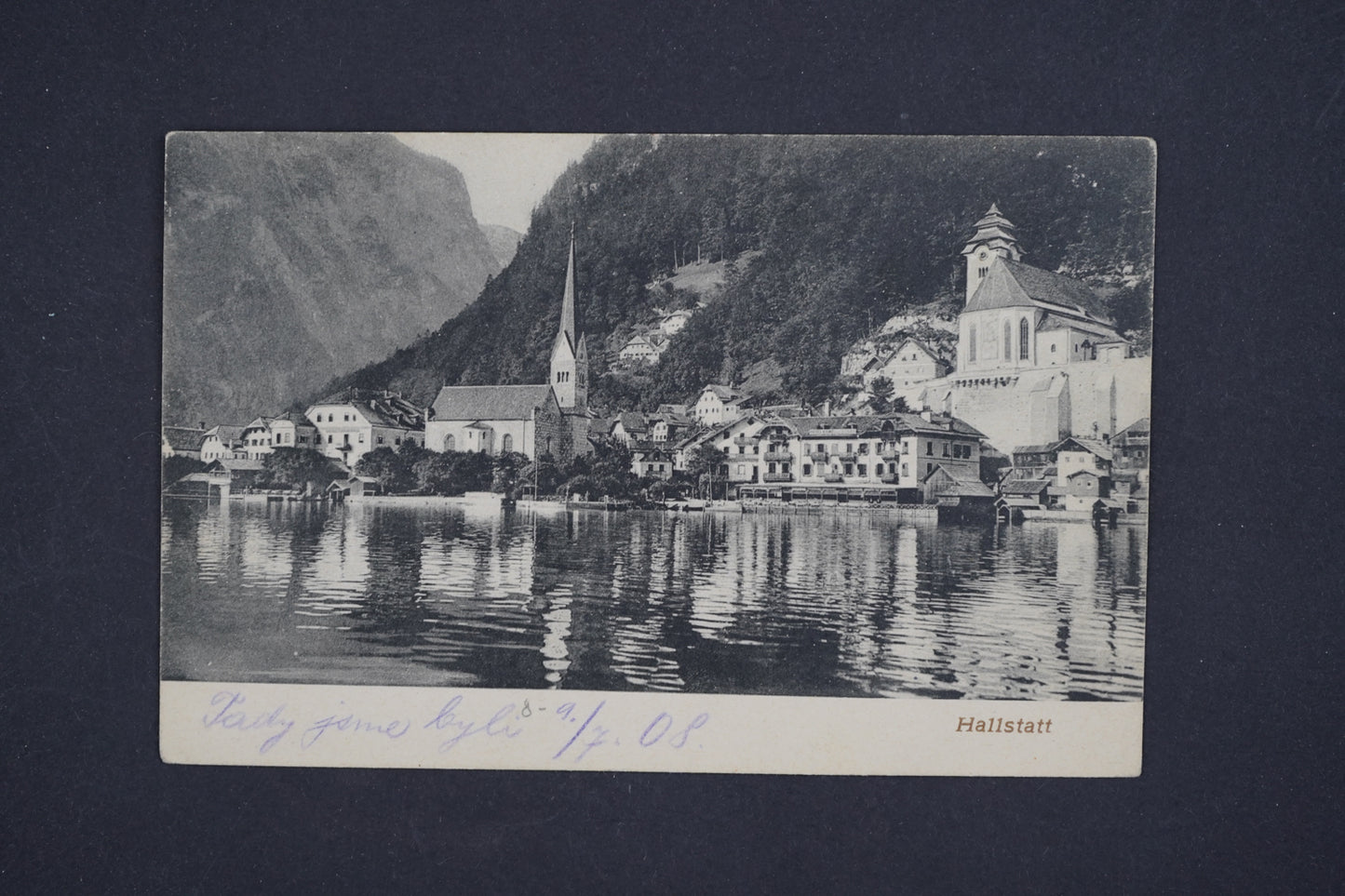 Pohlednice Hallstat 1908