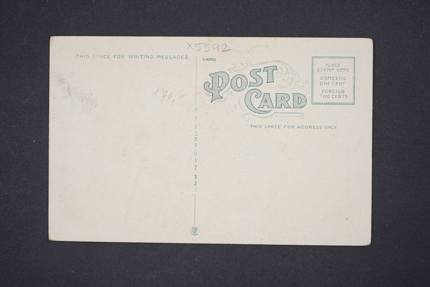 Pohlednice CHAIR SEAT FILLING SHOP JOLIET (Amerika)