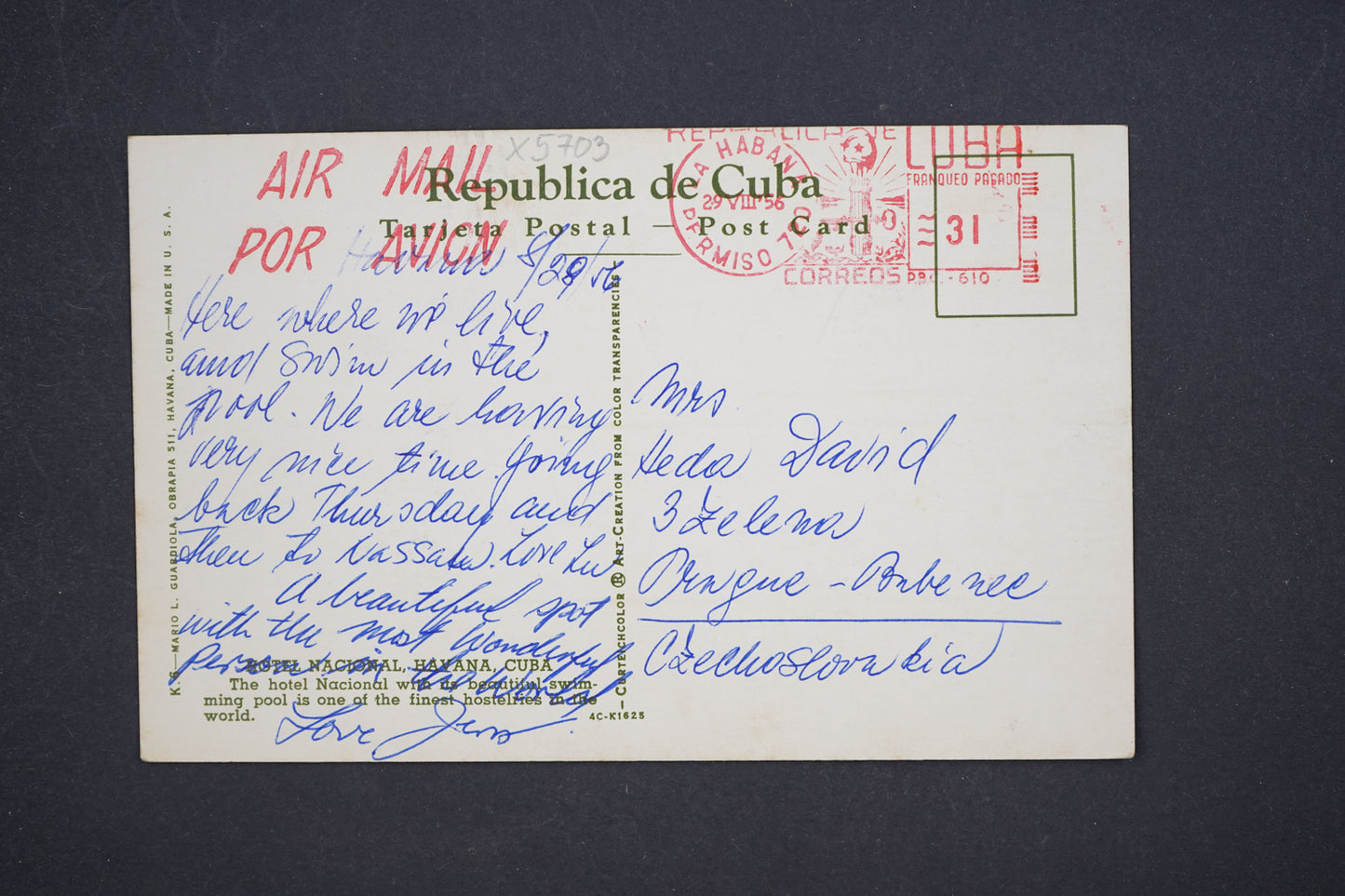 Pohlednice REPUBLICA DE CUBA (x5703)
