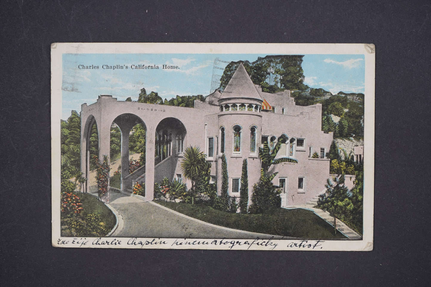 Pohlednice LOS ANGLES CHARLES CHAPLIN S CALIFORNIA HOME (x5731)