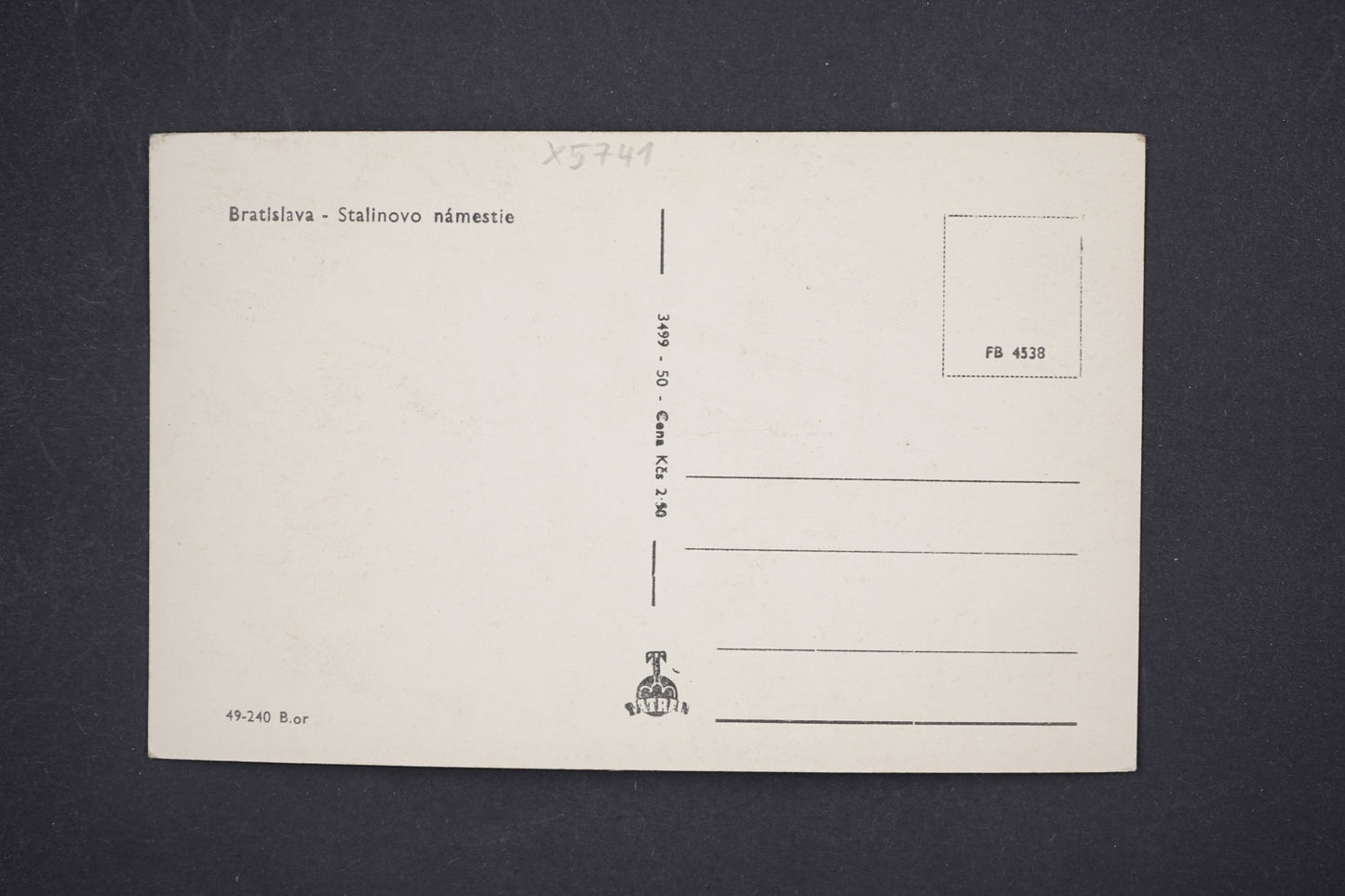 Pohlednice BRATISLAVA STALINOVO NÁMESTIE (x5741)
