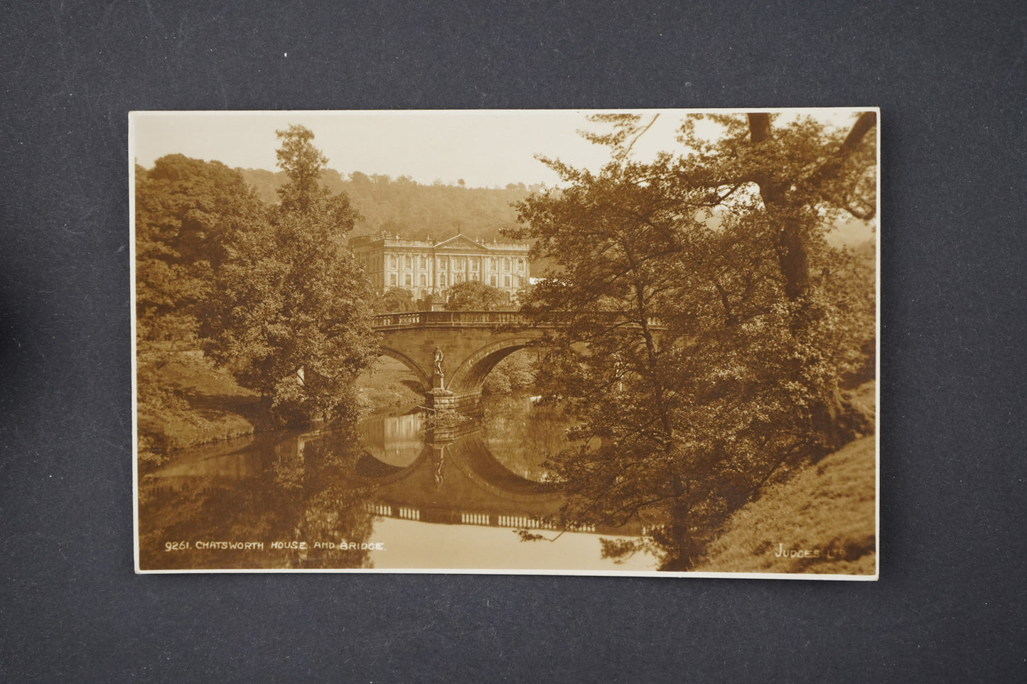 Pohlednice anglie chatsworth house and bridge (x5804)