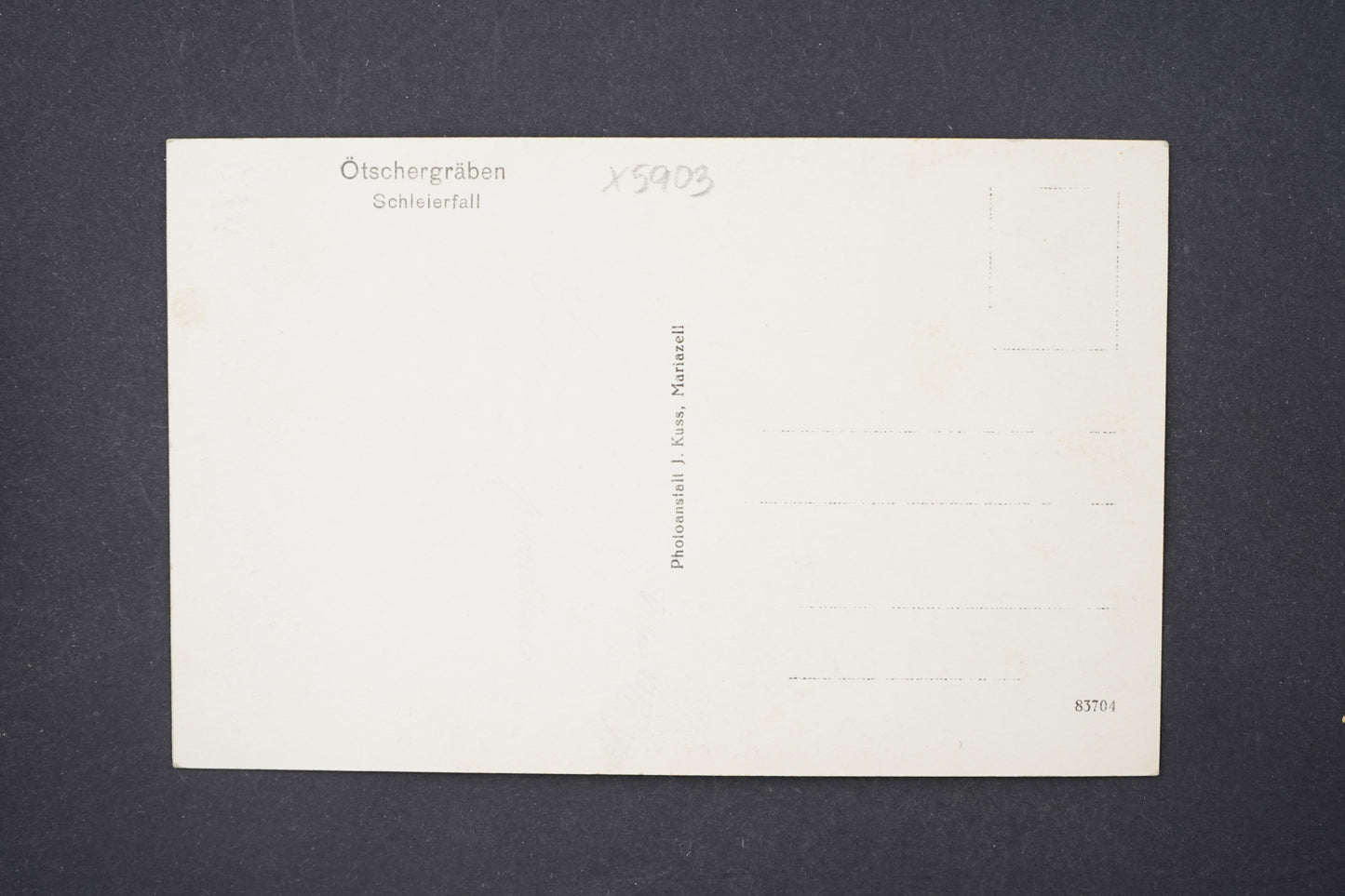 Pohlednice Ötschergräben Schleierfall (x5903)