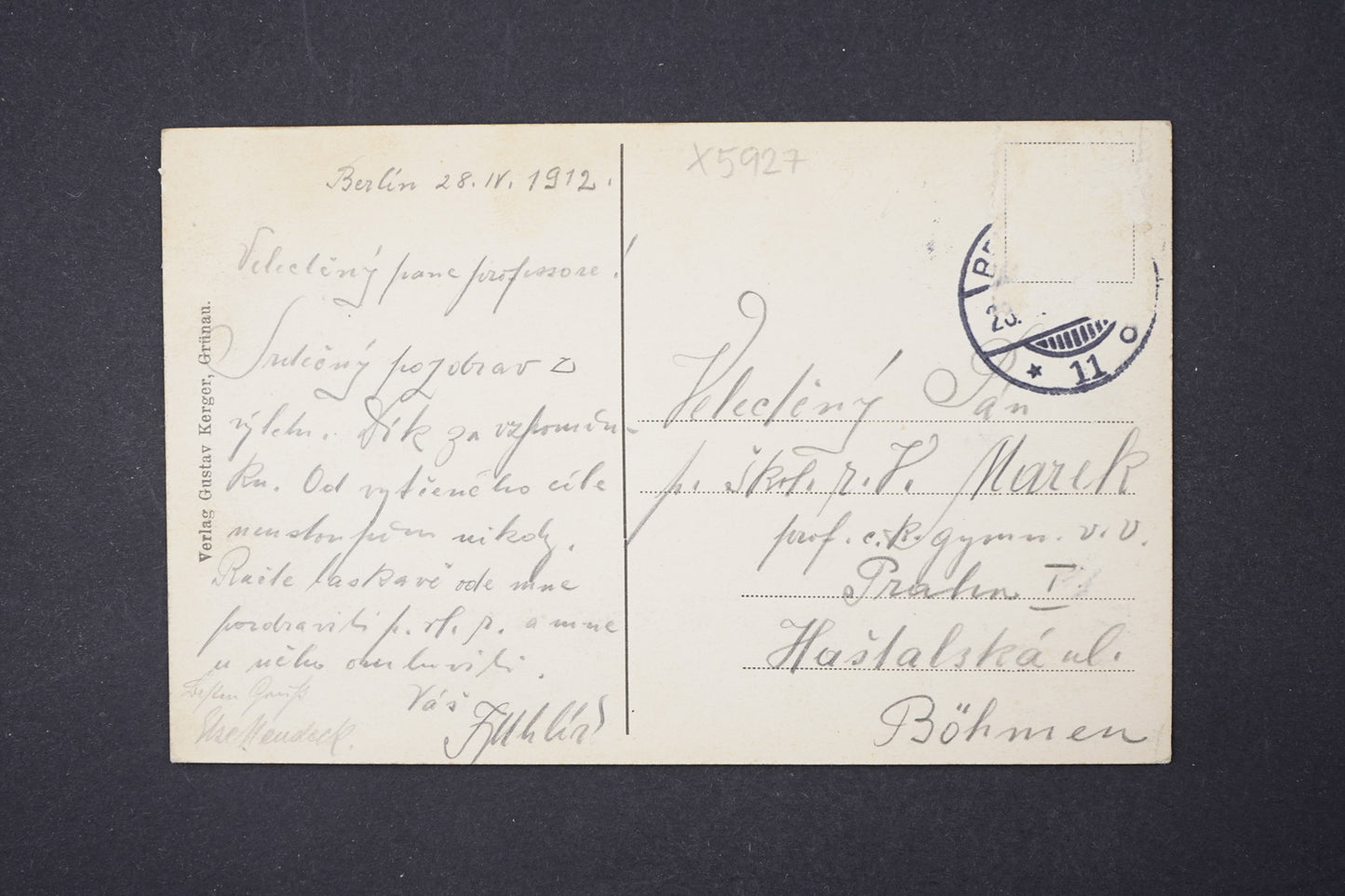 Pohlednice Gruss von der Ruder Regatta Grünau (x5927)