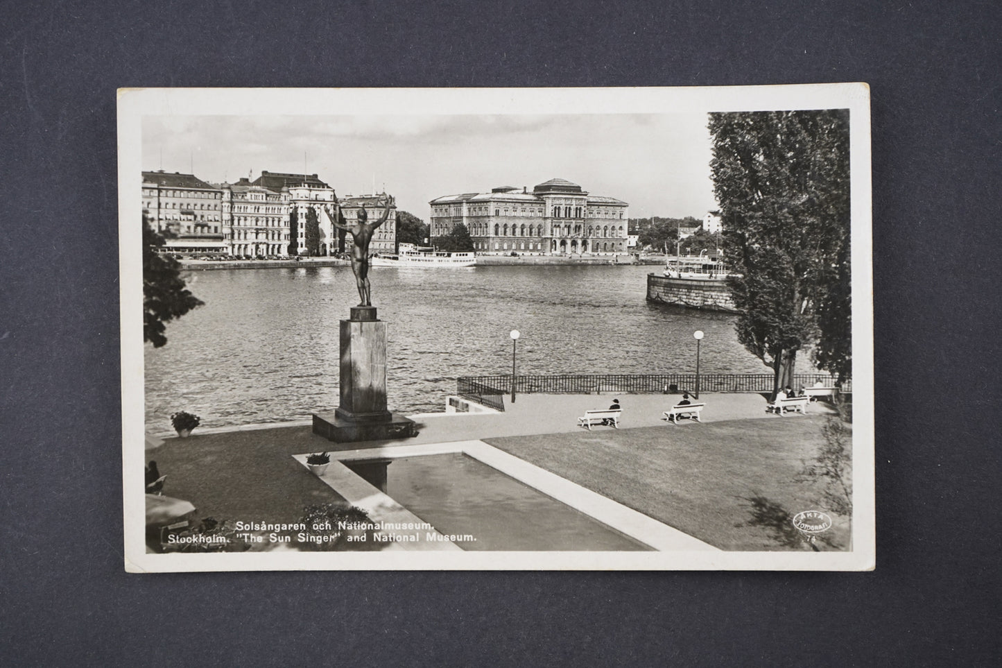 Pohlednice Stockholm Švédsko (The Sun Singer) (x6023)