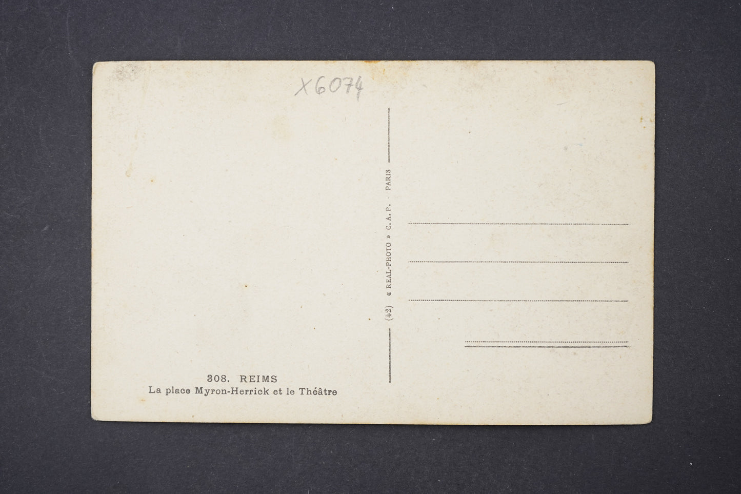 Pohlednice Reims Théatre (x6074)