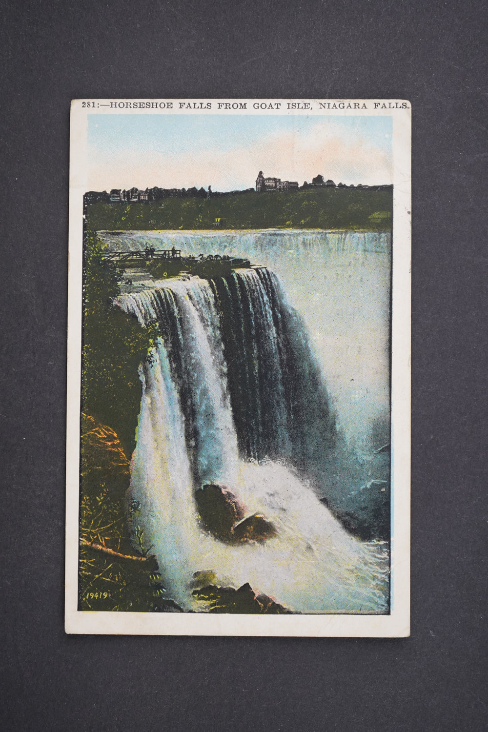 Pohlednice Horseshoe Falls from goat Isle, Niagarské vodopády (x6239)