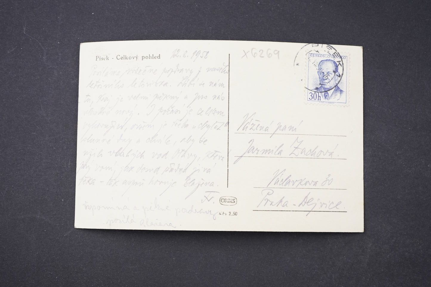 Postcard PíseK General view (x6269)