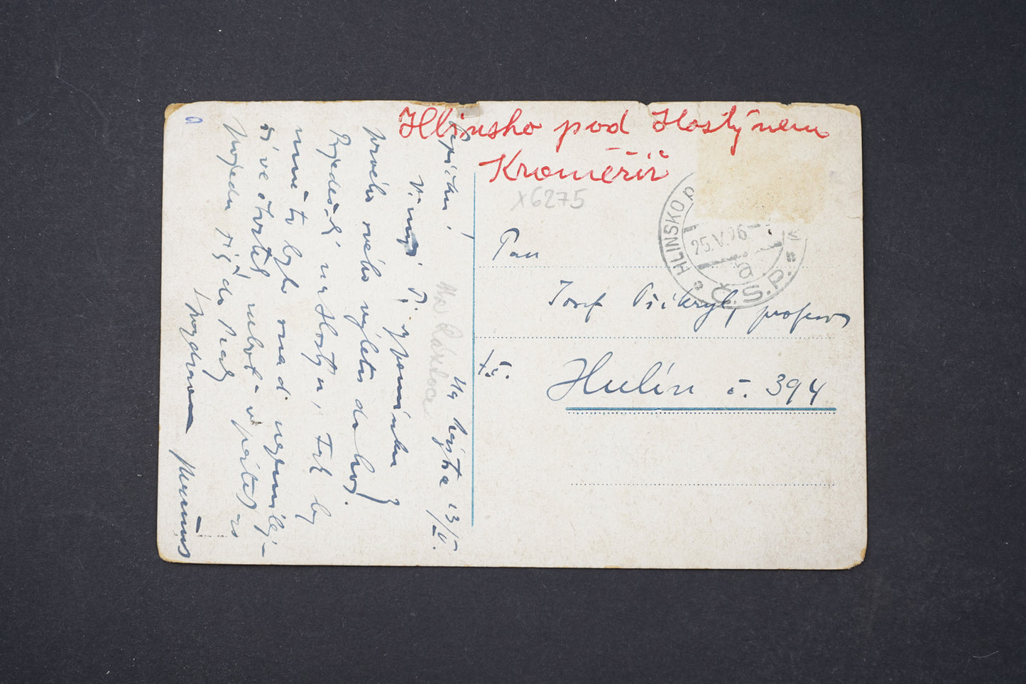 Postcard Hotel Ráztoka Hlinsko pod Hošlýnem Kromeriz (x6275)