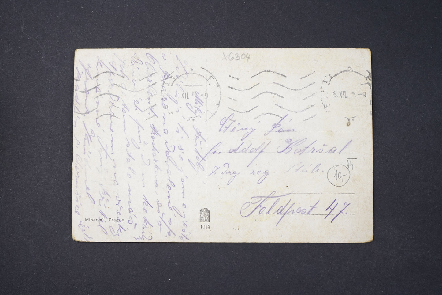 Postcard PROF. A. JAKESCH (x6304)