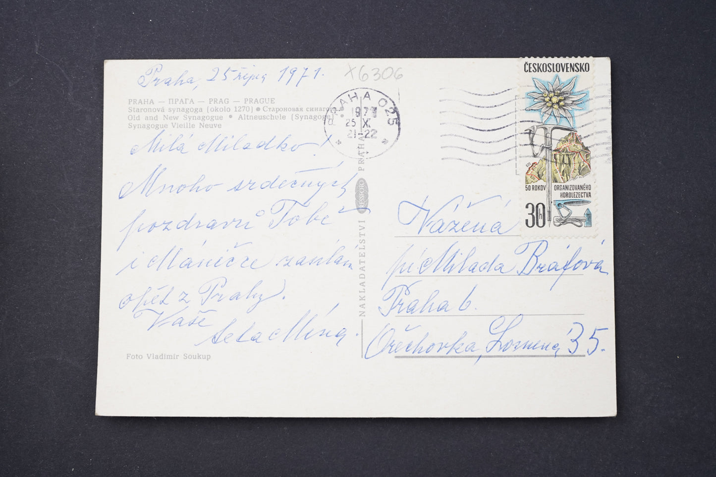 Pohlednice PRAHA (x6306)