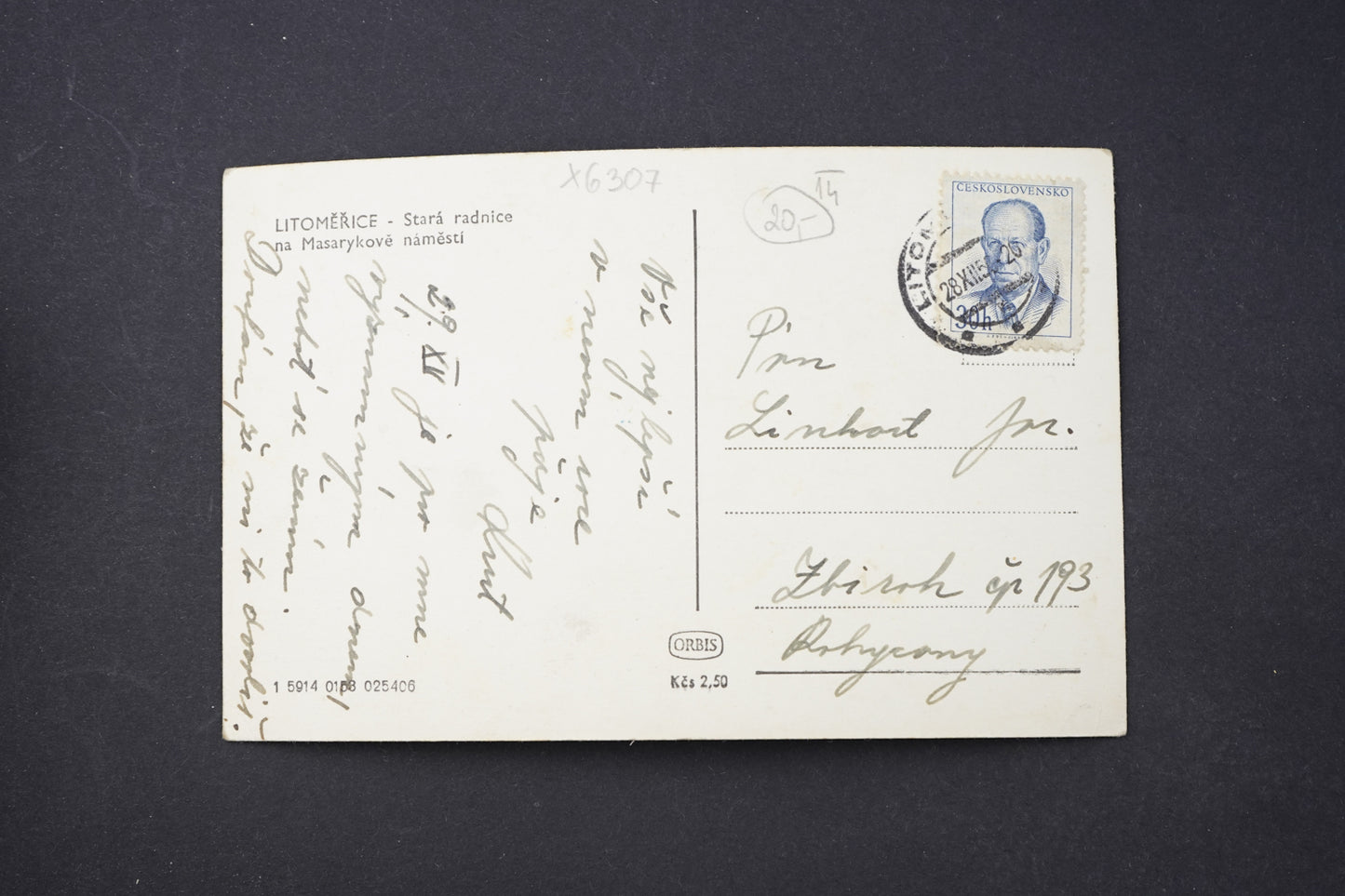 Pohlednice LITOMĚŘICE (x6307)
