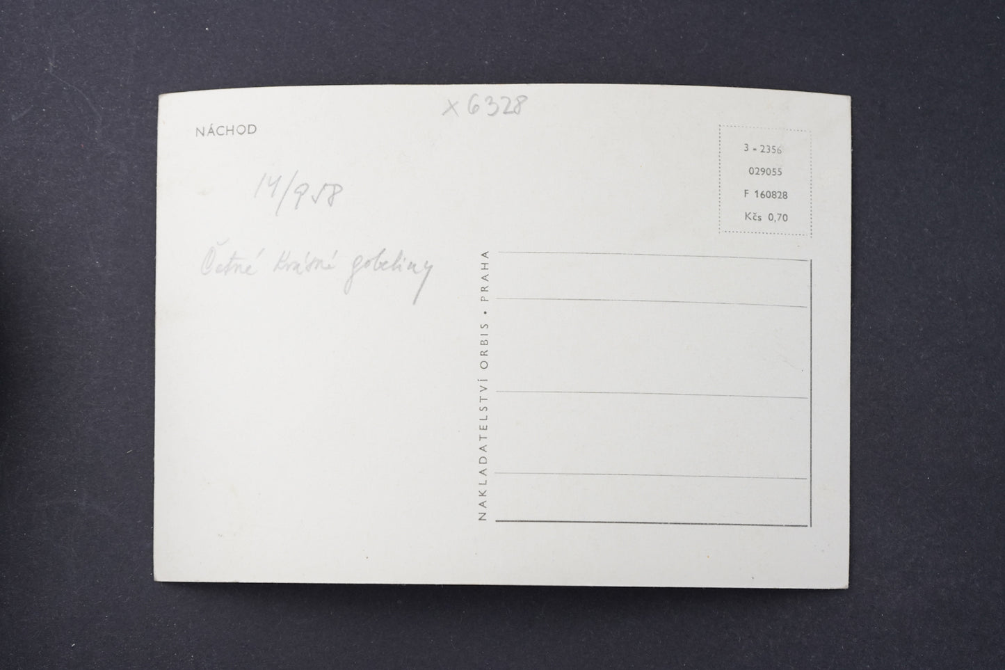 Postcard NÁCHOD (x6328)