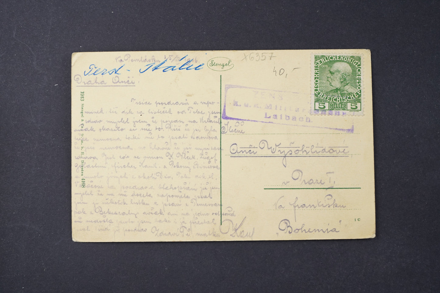 Postcard Trieste - Castello Miramare (x6357)