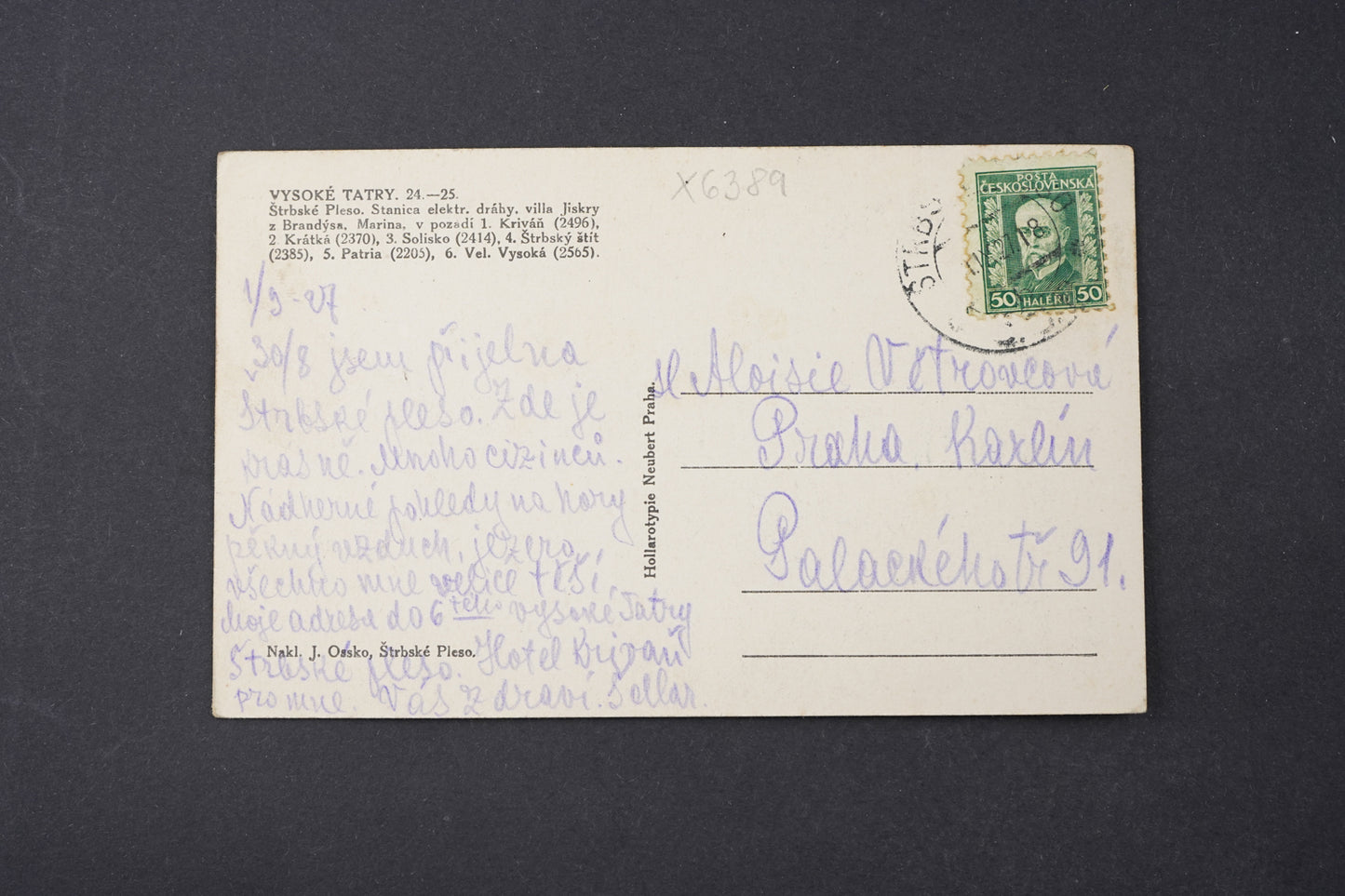 Pohlednice Vysoké tatry (x6389)