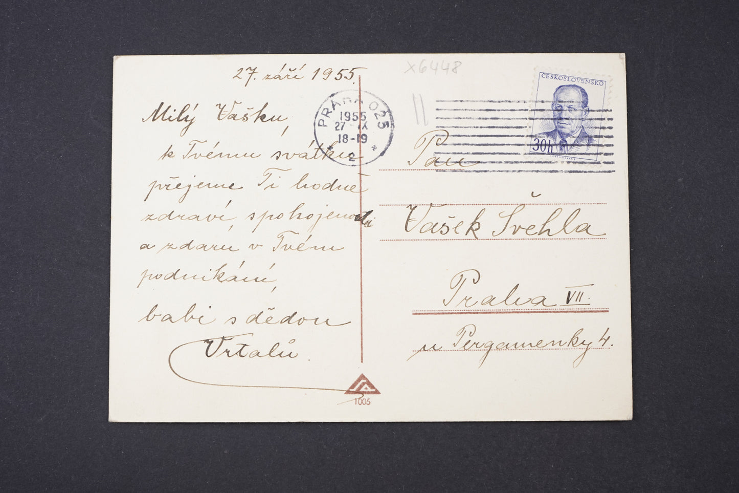 Pohlednice Pohlednice s kolem A. L. Salač (x6448)