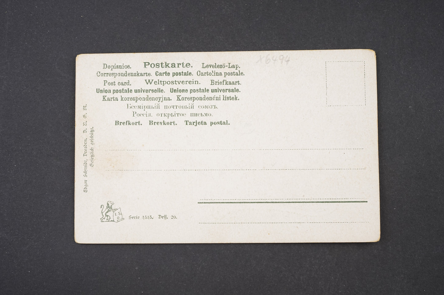 Pohlednice Eugen (x6494)