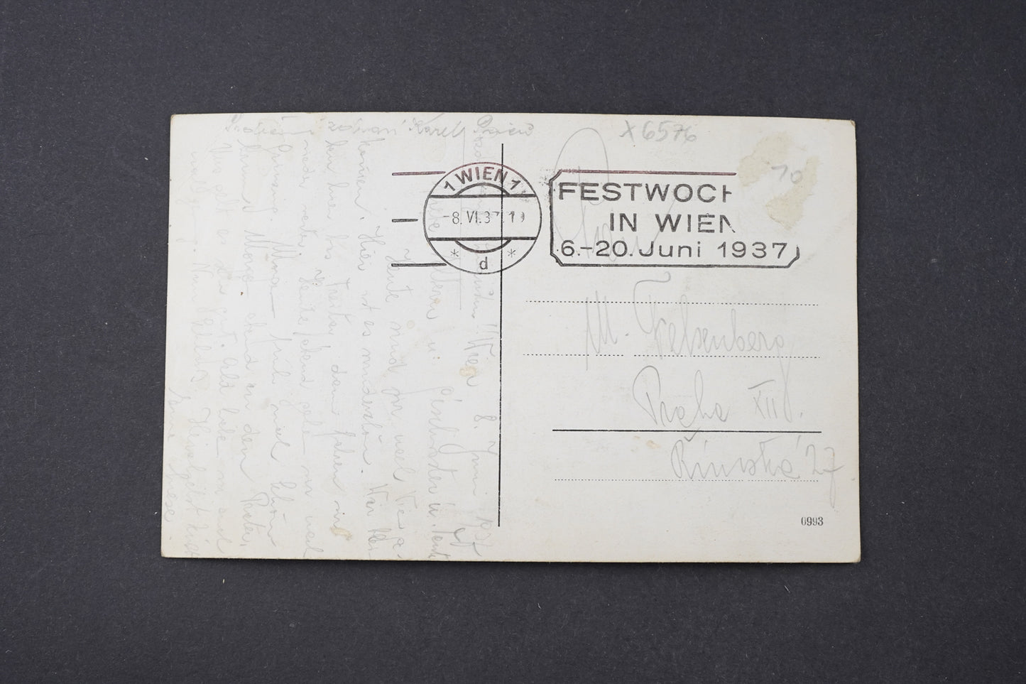 Pohlednice Wien, Staatsoper mit Kärntnerring (x6576)